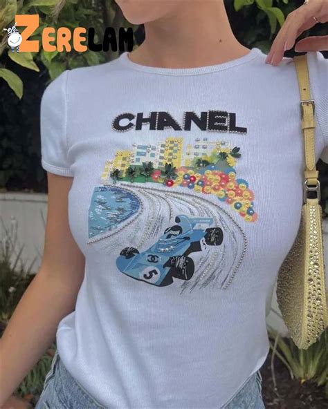 chanel shirt formule 1|chanel's formula 1 shirts.